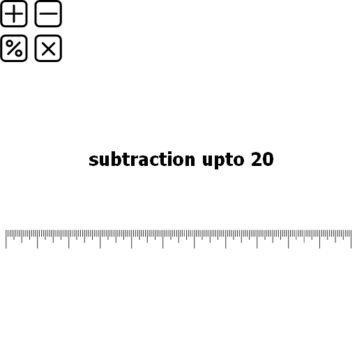 subtraction upto 20